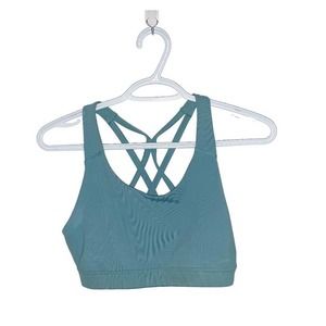 Old Navy Seafoam Green Yoga Bra S Workout Crossfit Active